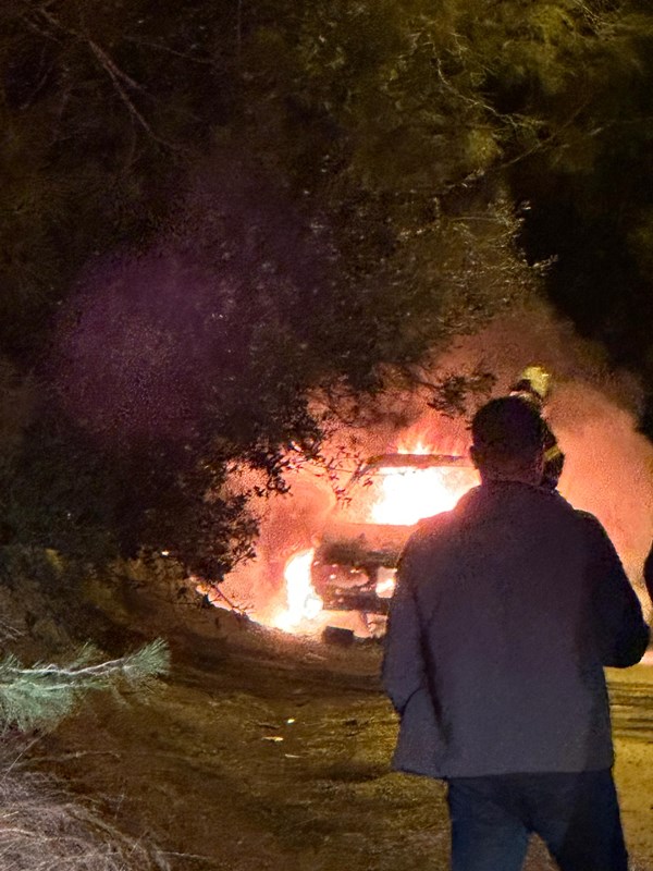 Otomobil Patladı, Sürücü Feci Şekilde Can Verdi!