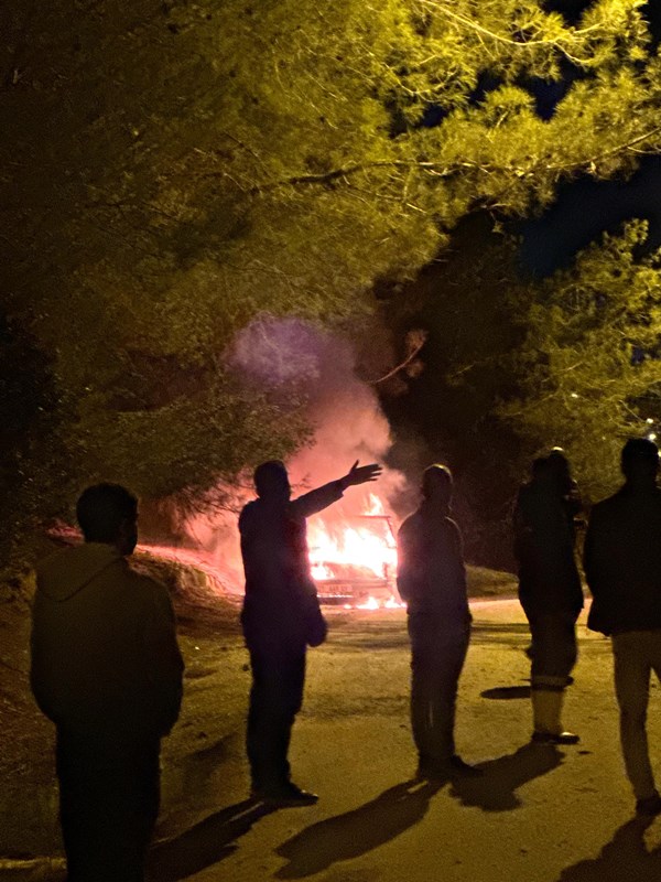 Otomobil Patladı, Sürücü Feci Şekilde Can Verdi!