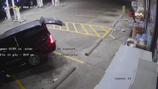 Çalıntı Araçla Market ATM’sini Yerinden Söktüler