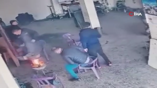 Sobaya dökülen mazot bomba gibi patladı, çırak yaralandı