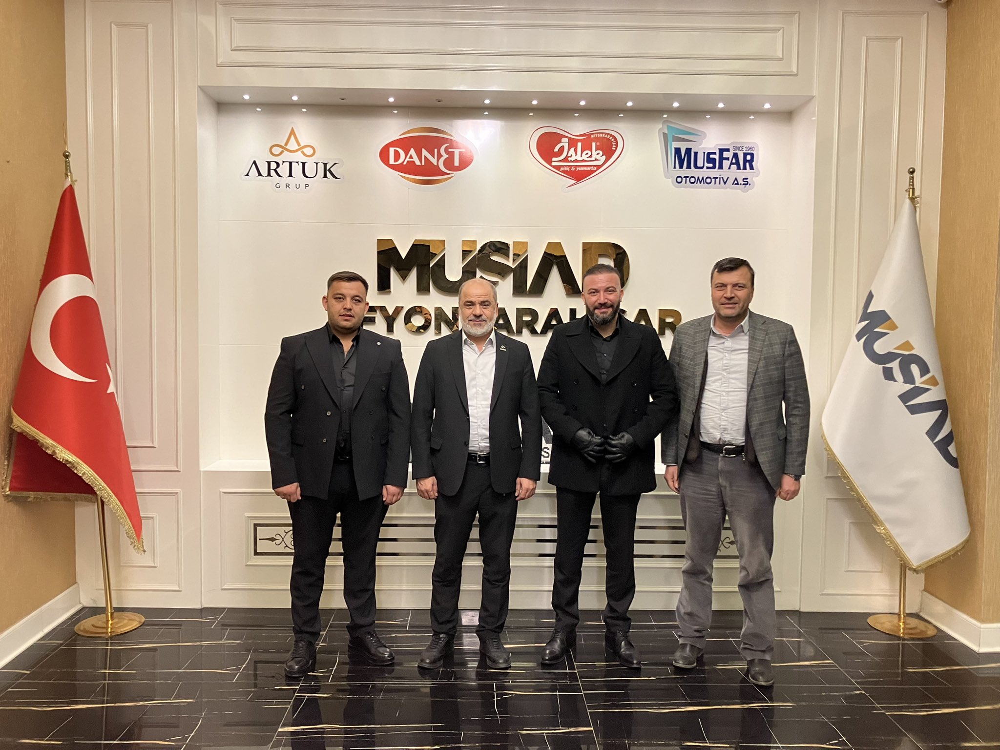 Avrupa’dan Afyon’a İş Dünyası Köprüsü: Hasan Yılmaz ve Yunus Arslan’dan MÜSİAD Ziyareti