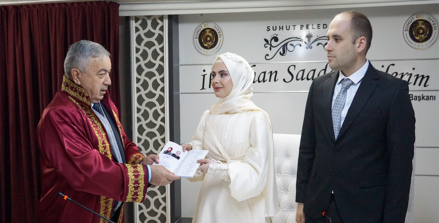 Başkan Özaşkın, 2026 Yılının İlk Nikahını Kıydı