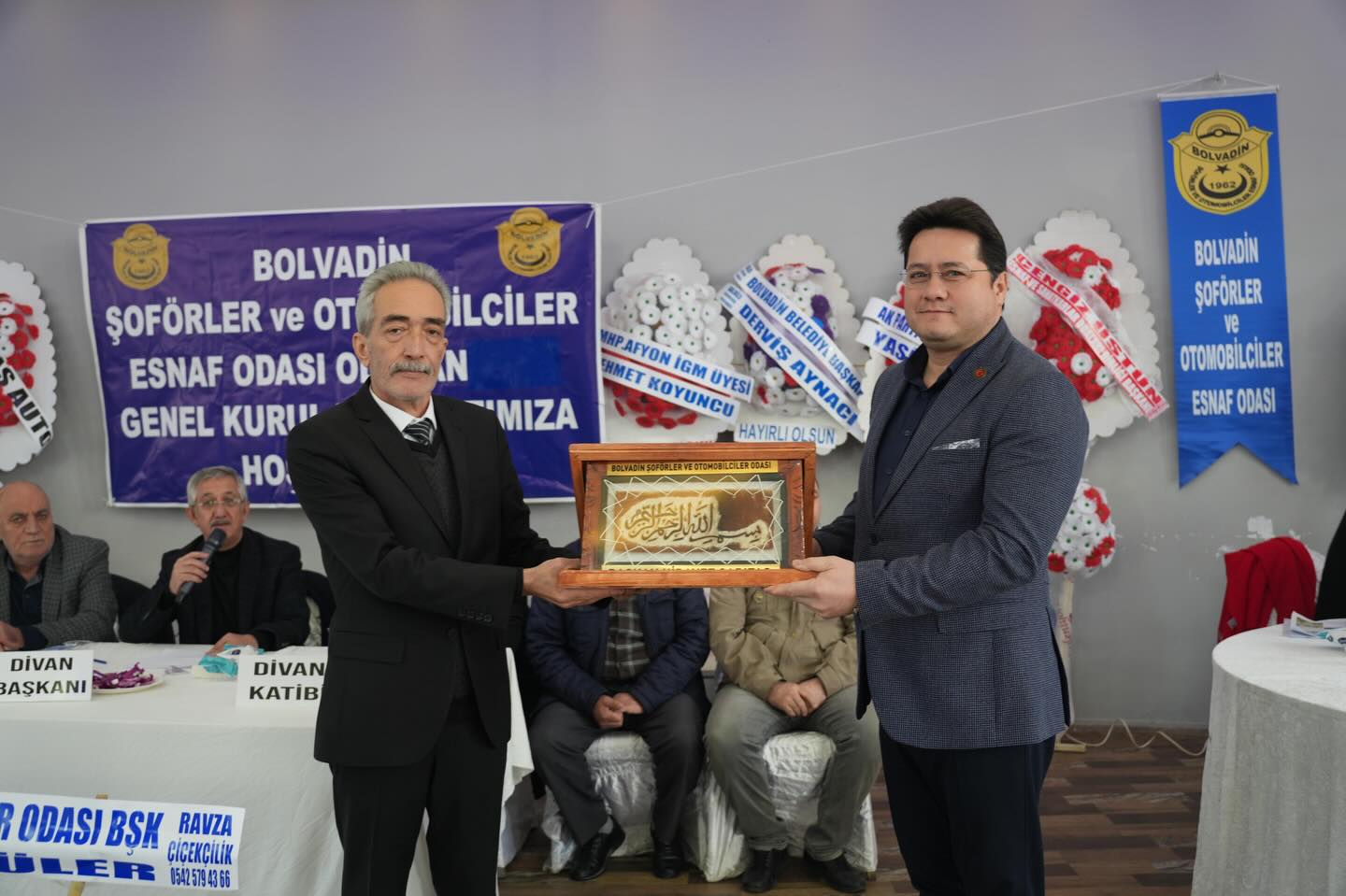 Bolvadin Şoförler Odası’nda Sarıtaş Yeniden Başkan
