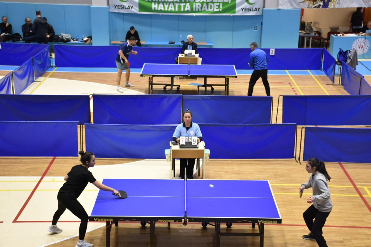 Masa Tenisinde İl Şampiyonları Belli Oldu