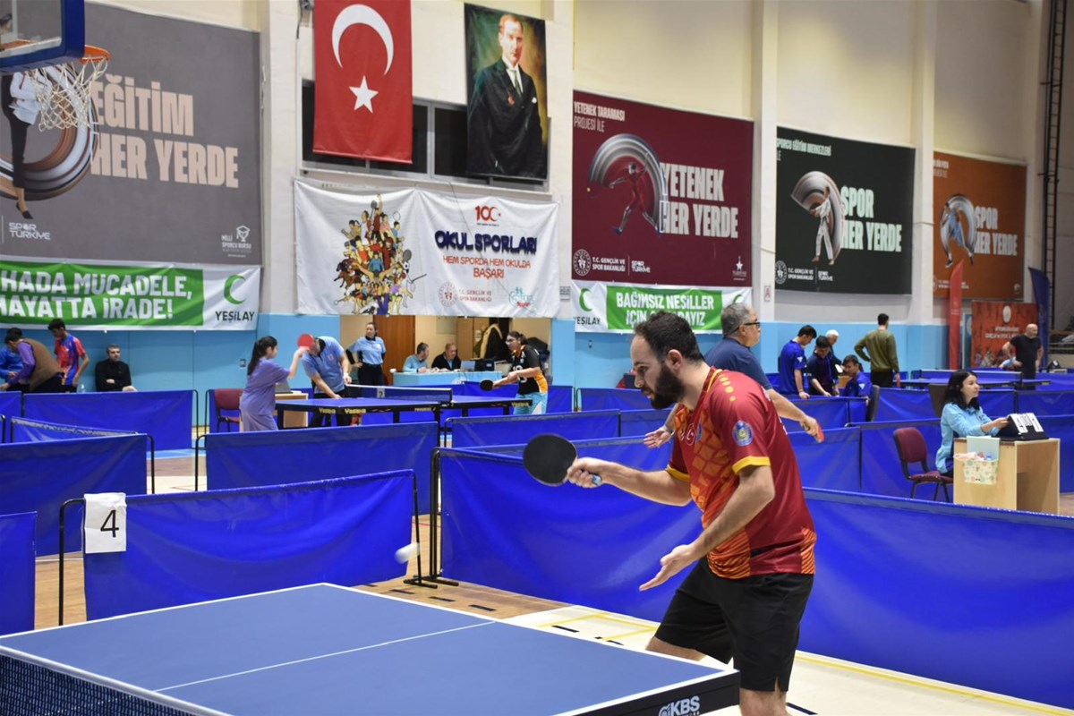 Masa Tenisinde İl Şampiyonları Belli Oldu