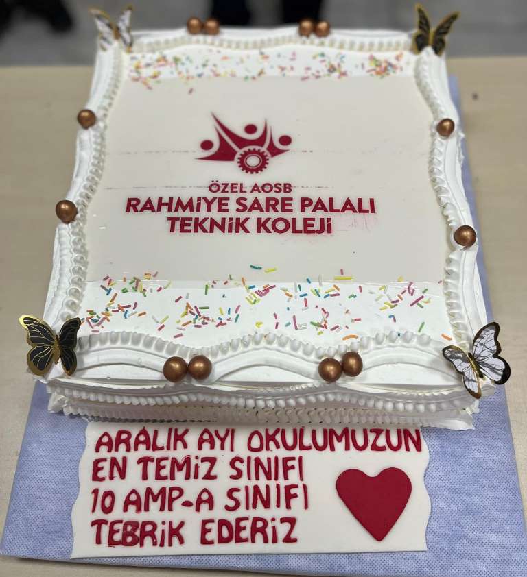 Rahmiye Sare Palalı Teknik Koleji’nde “En Temiz Sınıf” Seçildi