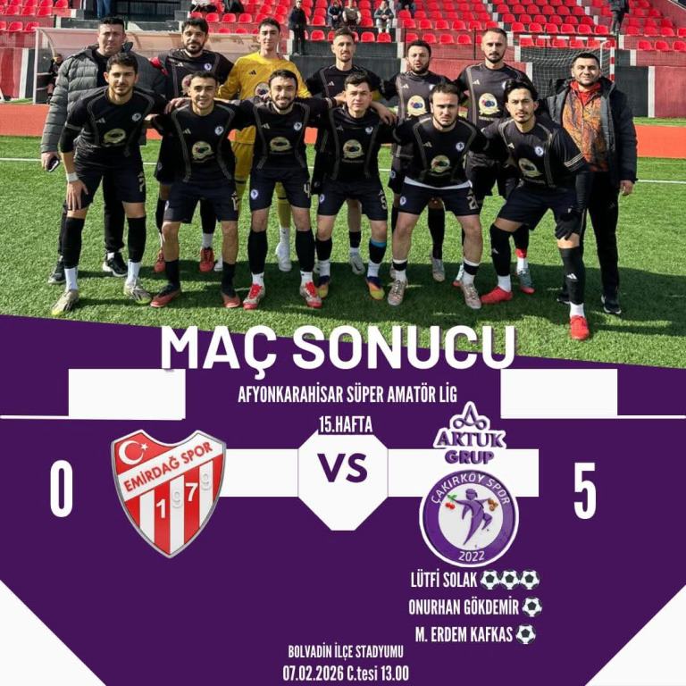 Artuk Grup Çakırköyspor Zirveye Demir Attı!