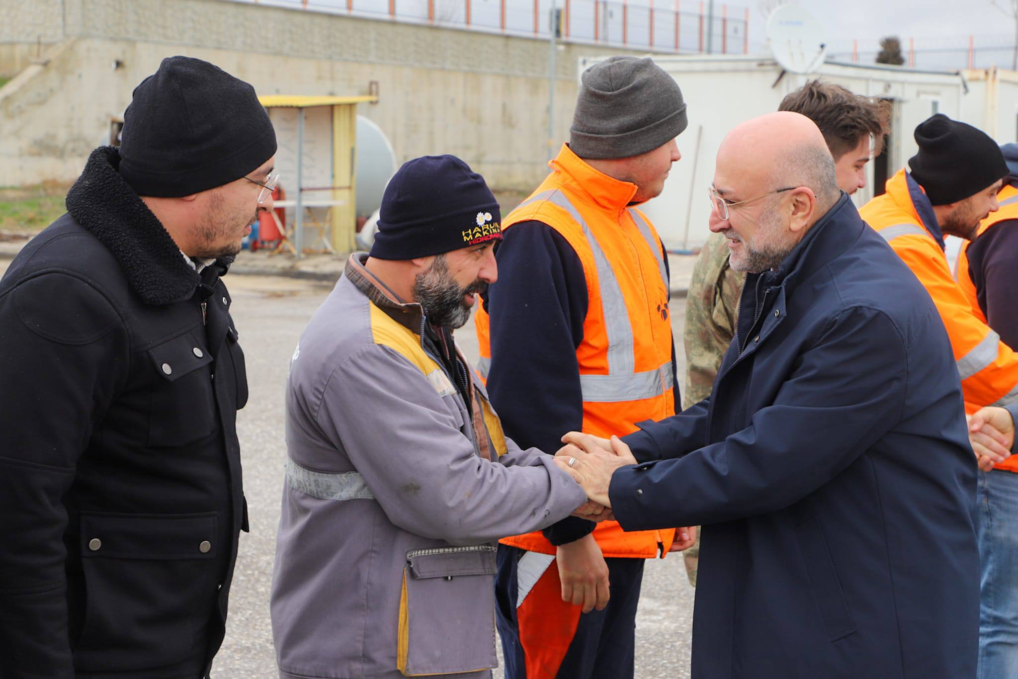Başkan Şahin’den Karayolları 31. Şube Şefliği’ne Ziyaret