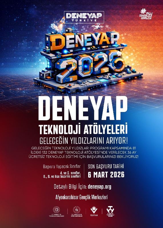 DENEYAP Türkiye 2026 Başvuruları Başladı
