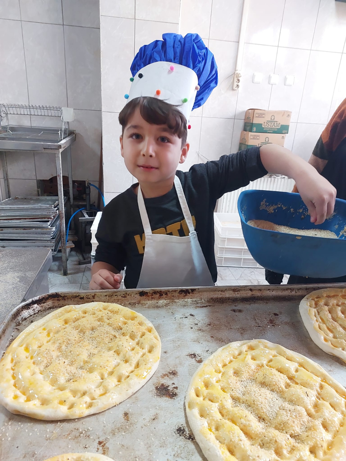 Minik Öğrencilerden Ramazan Pidesi Etkinliği