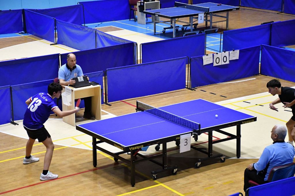 Okul Sporları Masa Tenisi Gençler Grup Müsabakaları Sona Erdi