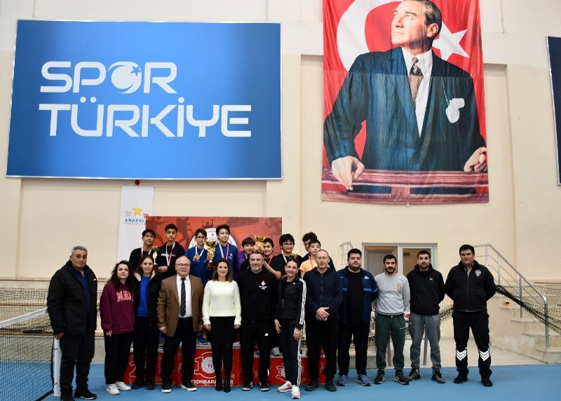 Okul Sporları Yıldız Erkekler Tenis Müsabakaları Tamamlandı