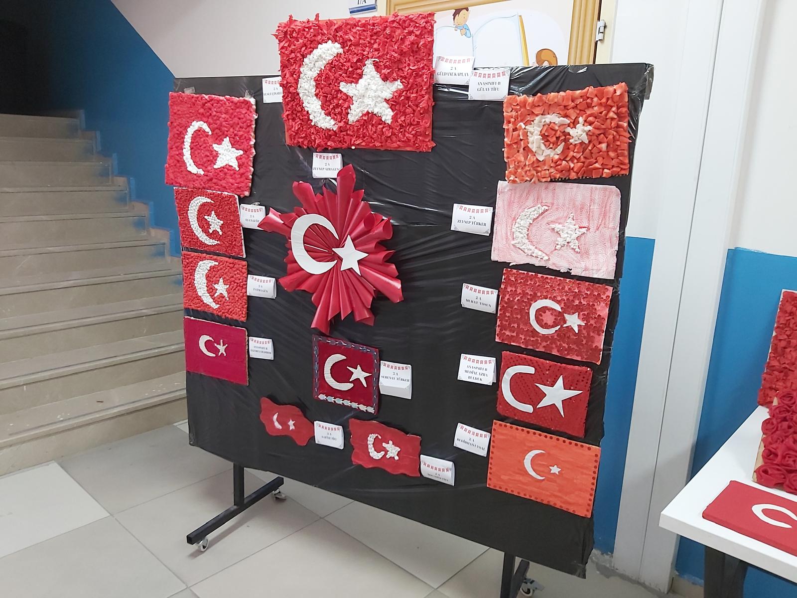 Kızıldağ İlkokulu’nda Bayrak Sevgisi Etkinliği