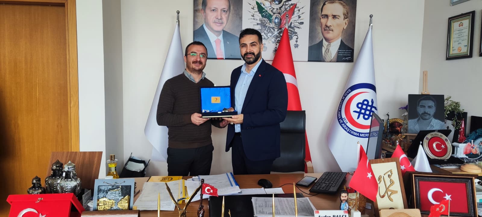 Kızılay Heyetinden Başhekim Balcı’ya Teşekkür Ziyareti