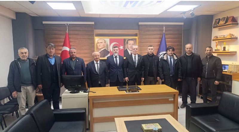 Yeniden Refah Partisi Heyeti’nden Muhtarlar Derneği’ne Ziyaret