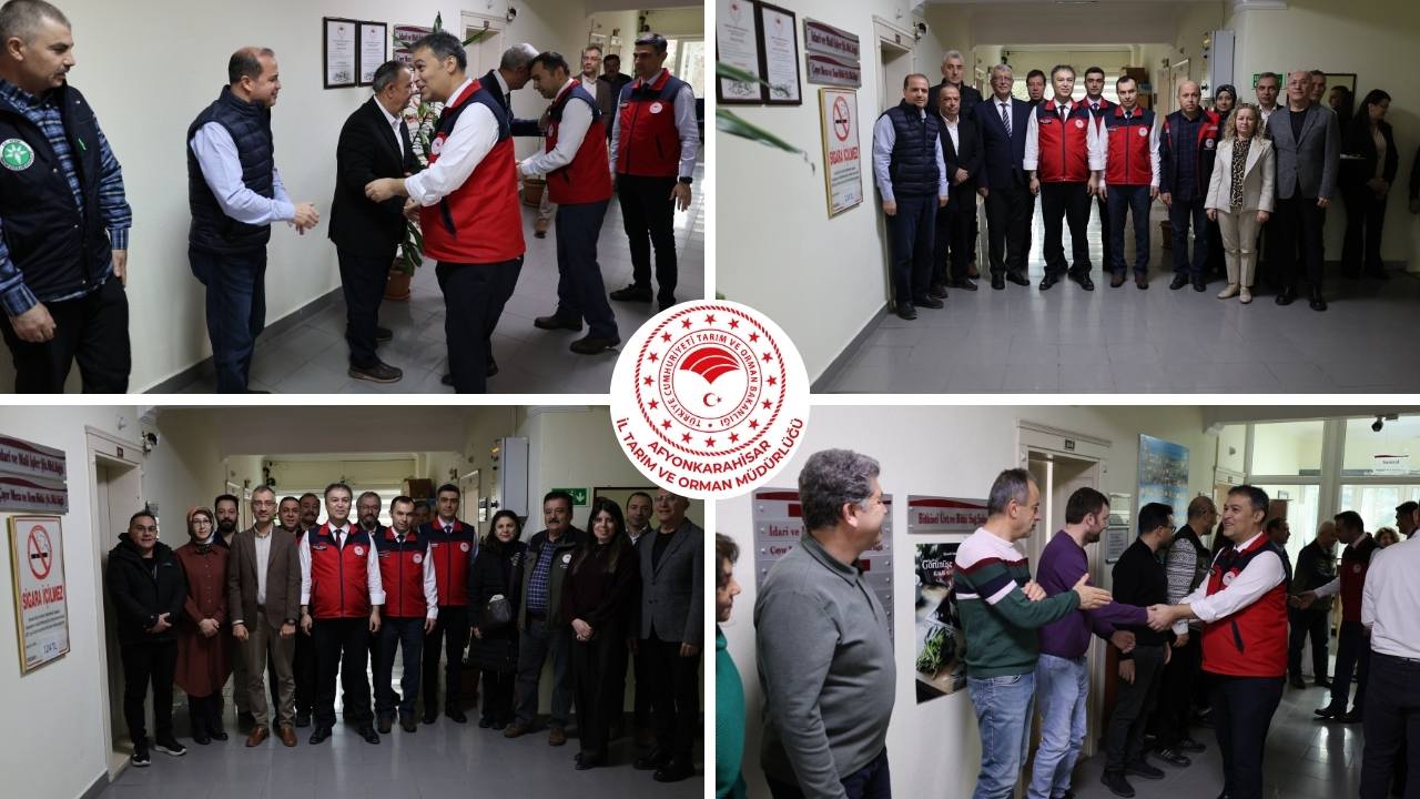 Afyonkarahisar Tarım ve Orman Müdürlüğü’nde Bayramlaşma Programı