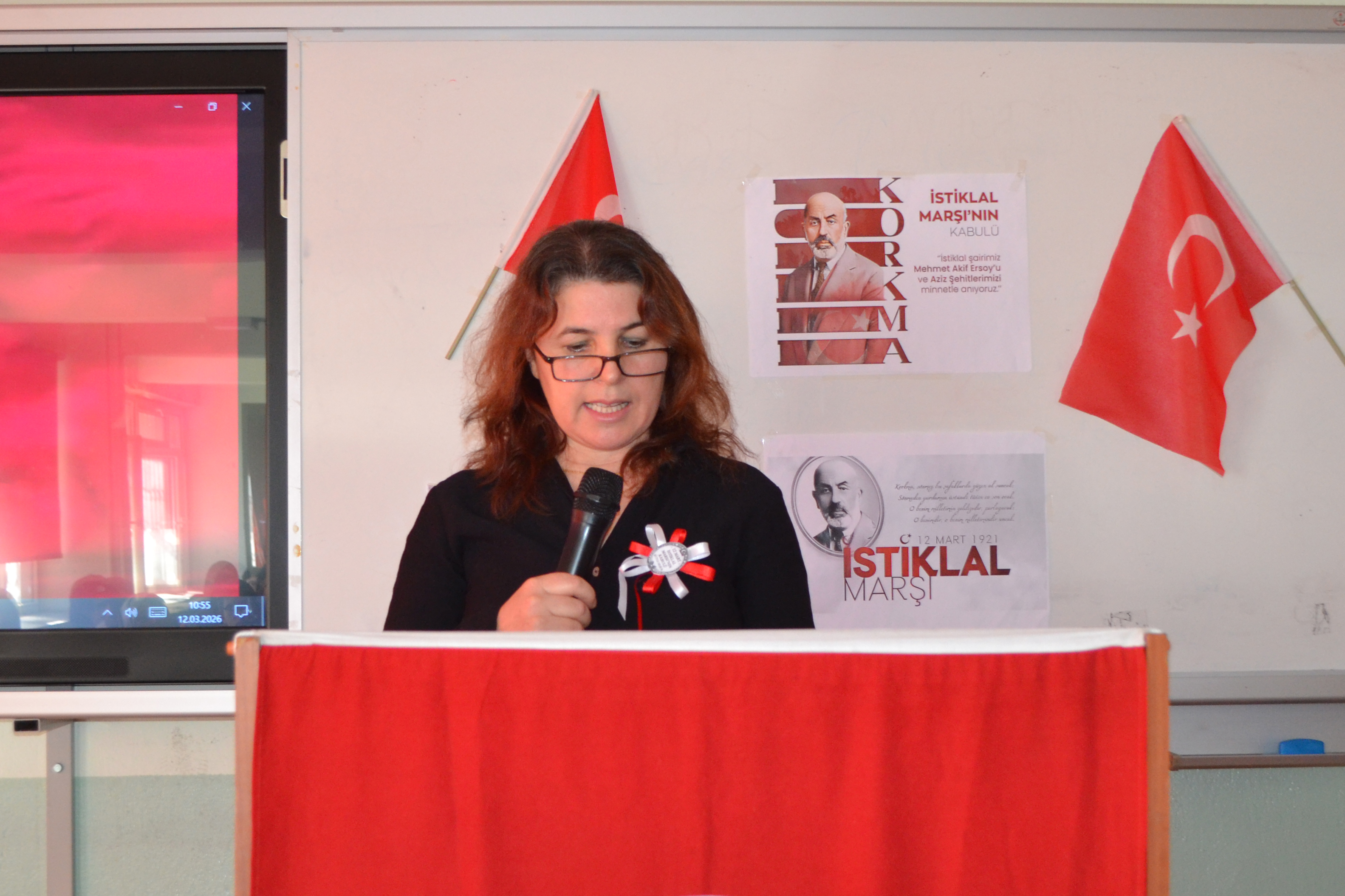 Cumhuriyet Anadolu Lisesi’nde İstiklal Marşı’nın Kabulünün 105. Yılı Anıldı