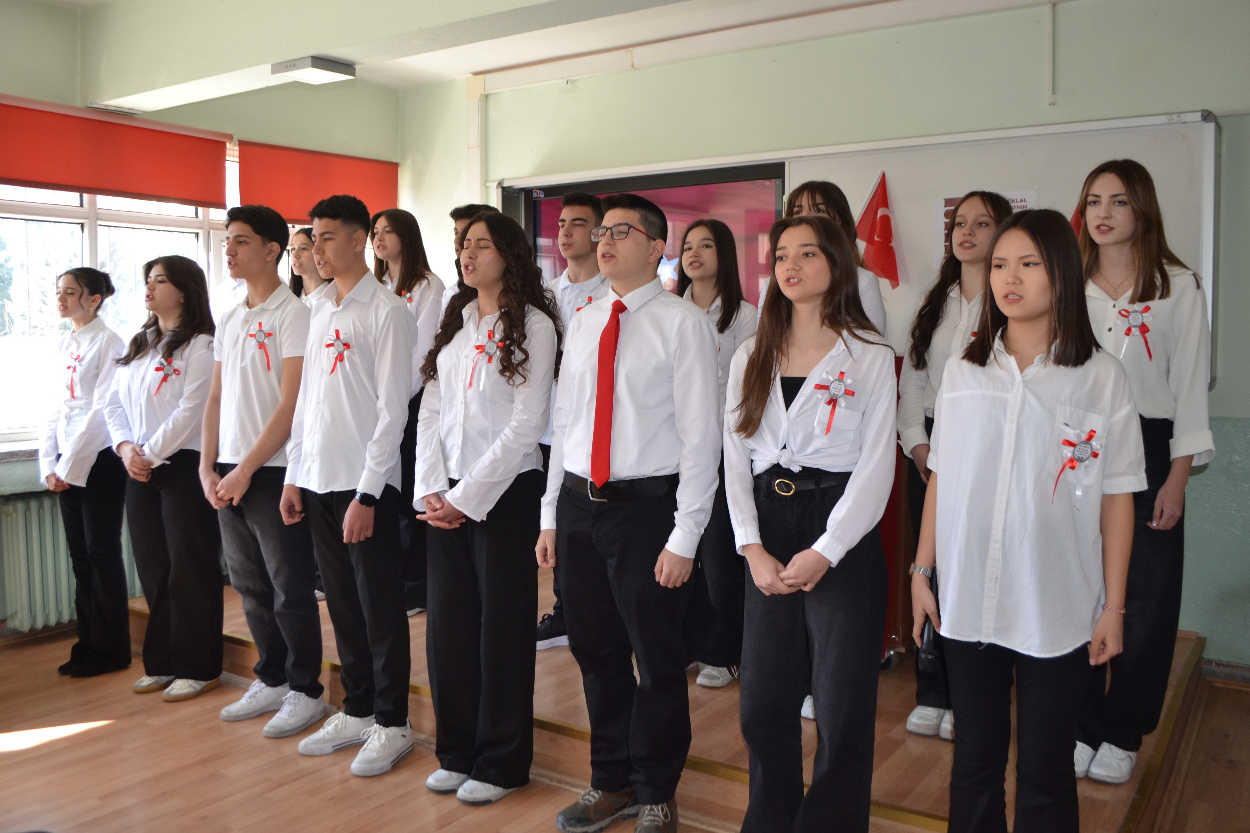 Cumhuriyet Anadolu Lisesi’nde İstiklal Marşı’nın Kabulünün 105. Yılı Anıldı