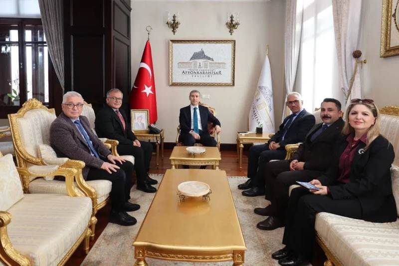 Vali Aktaş, Bölge Müdürlerini Makamında Kabul Etti