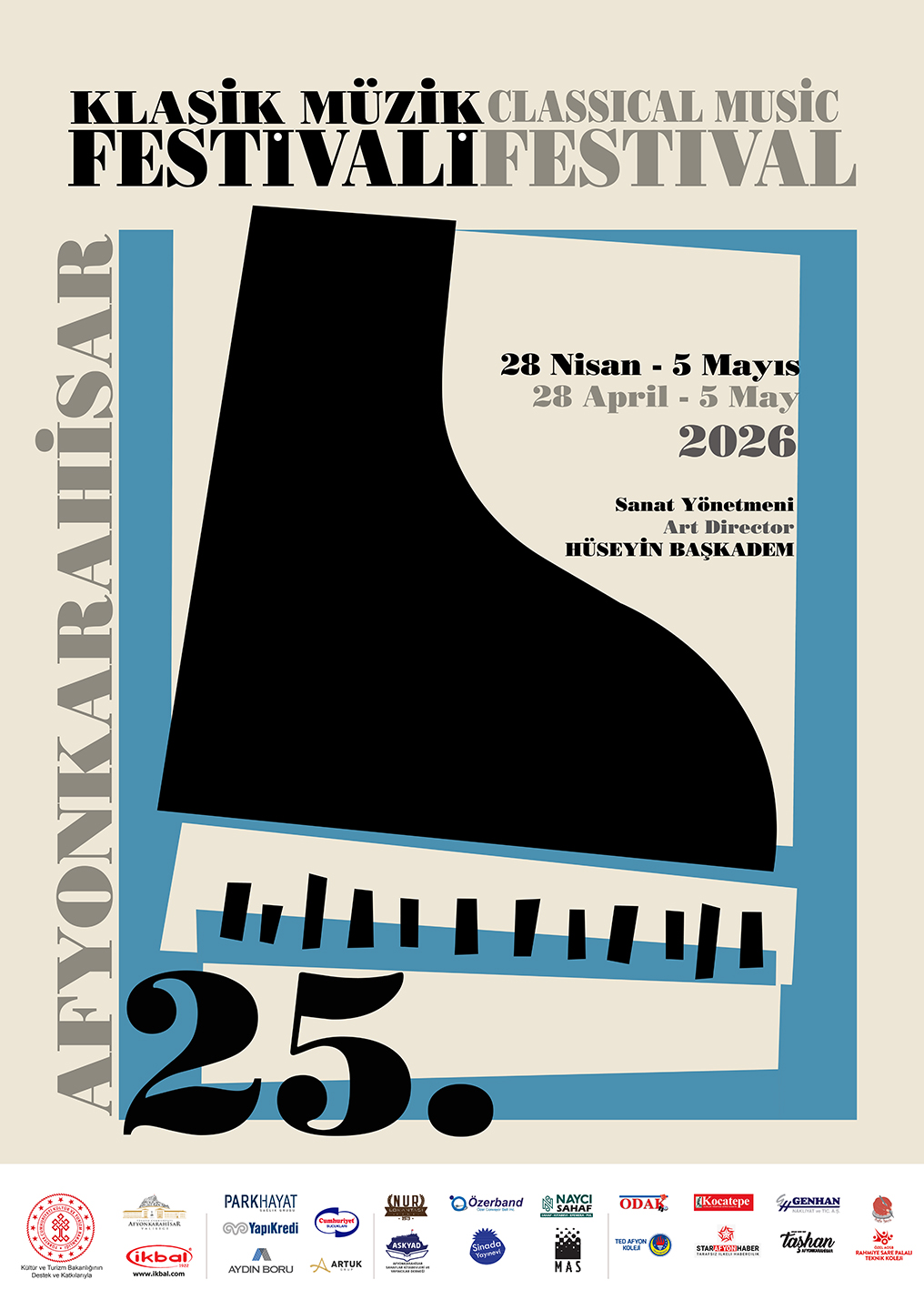 Afyonkarahisar’da Sanatın Çeyrek Asırlık Gururu: 25. Klasik Müzik Festivali Başlıyor