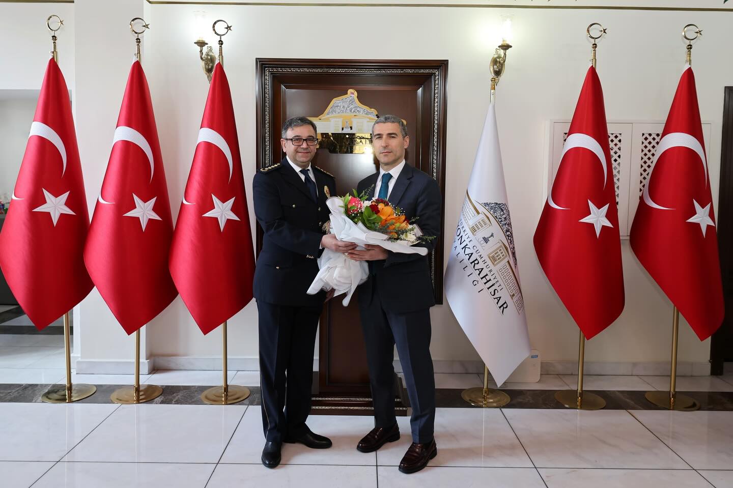 Vali Aktaş, Emniyet Teşkilatı Mensuplarını Kabul Etti