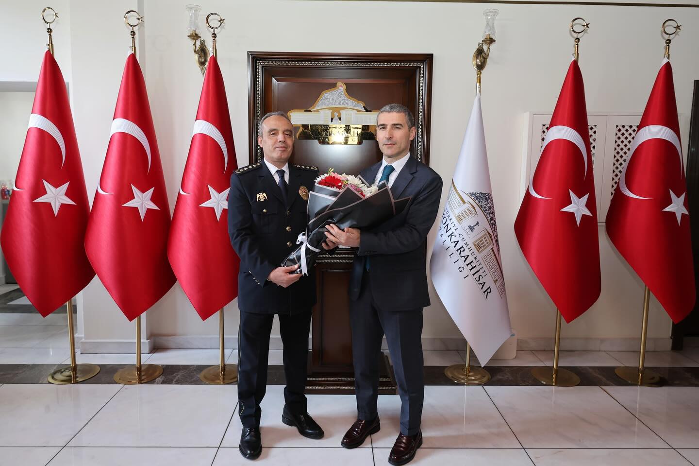 Vali Aktaş, Emniyet Teşkilatı Mensuplarını Kabul Etti