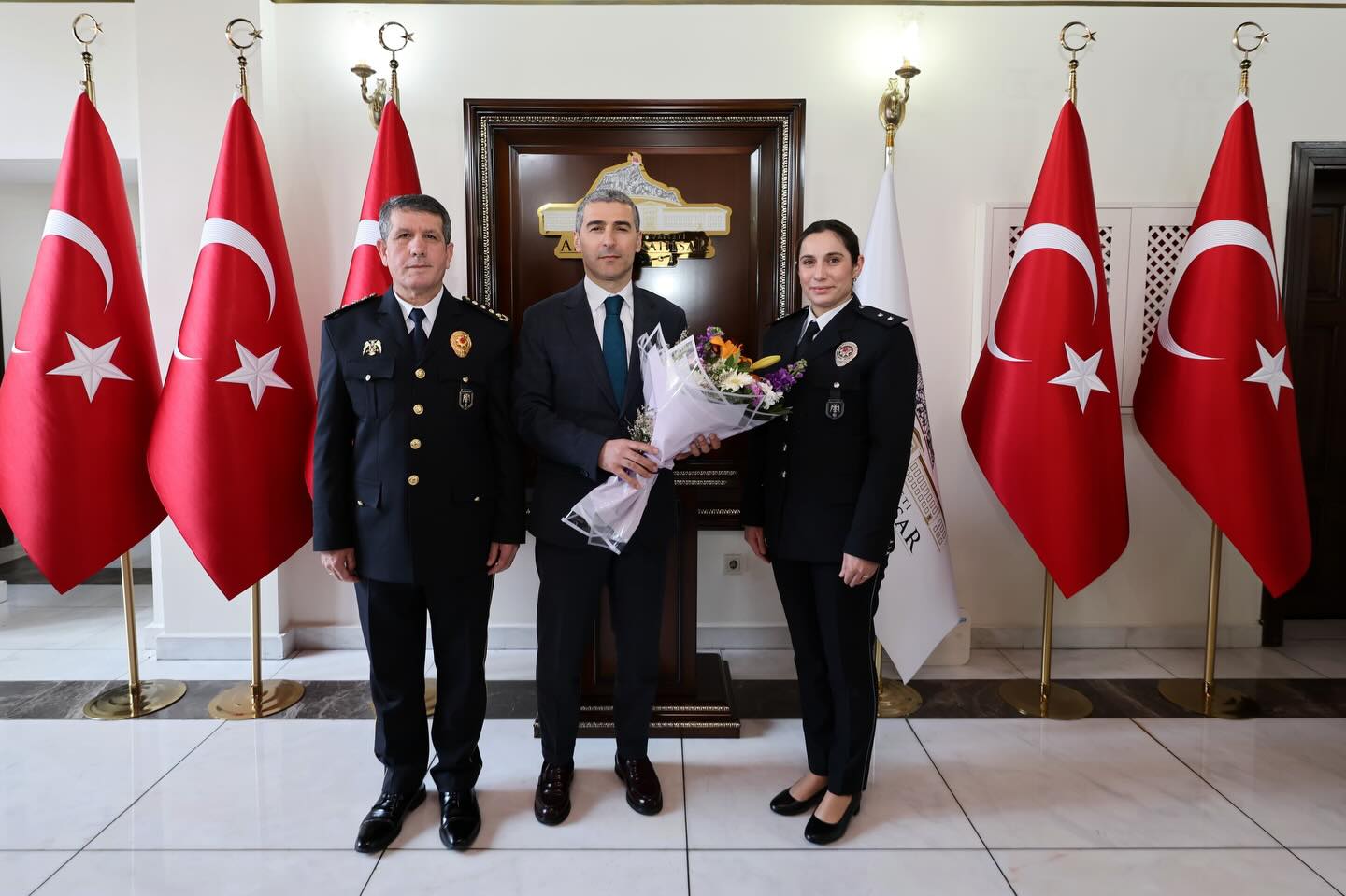 Vali Aktaş, Emniyet Teşkilatı Mensuplarını Kabul Etti