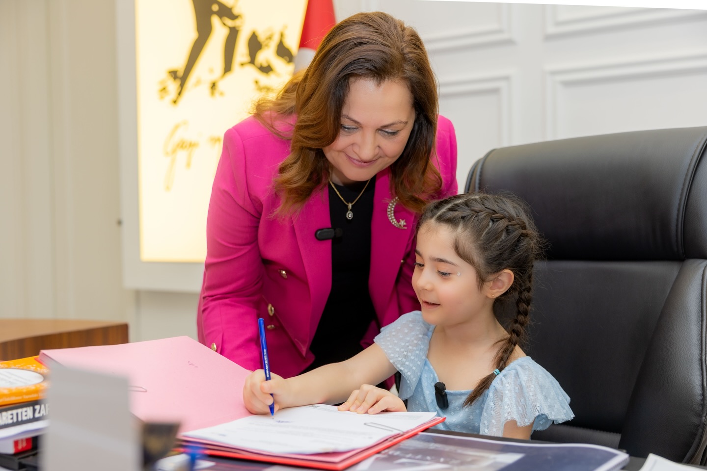 Başkan Köksal Makamını Küçük Başkana Devretti