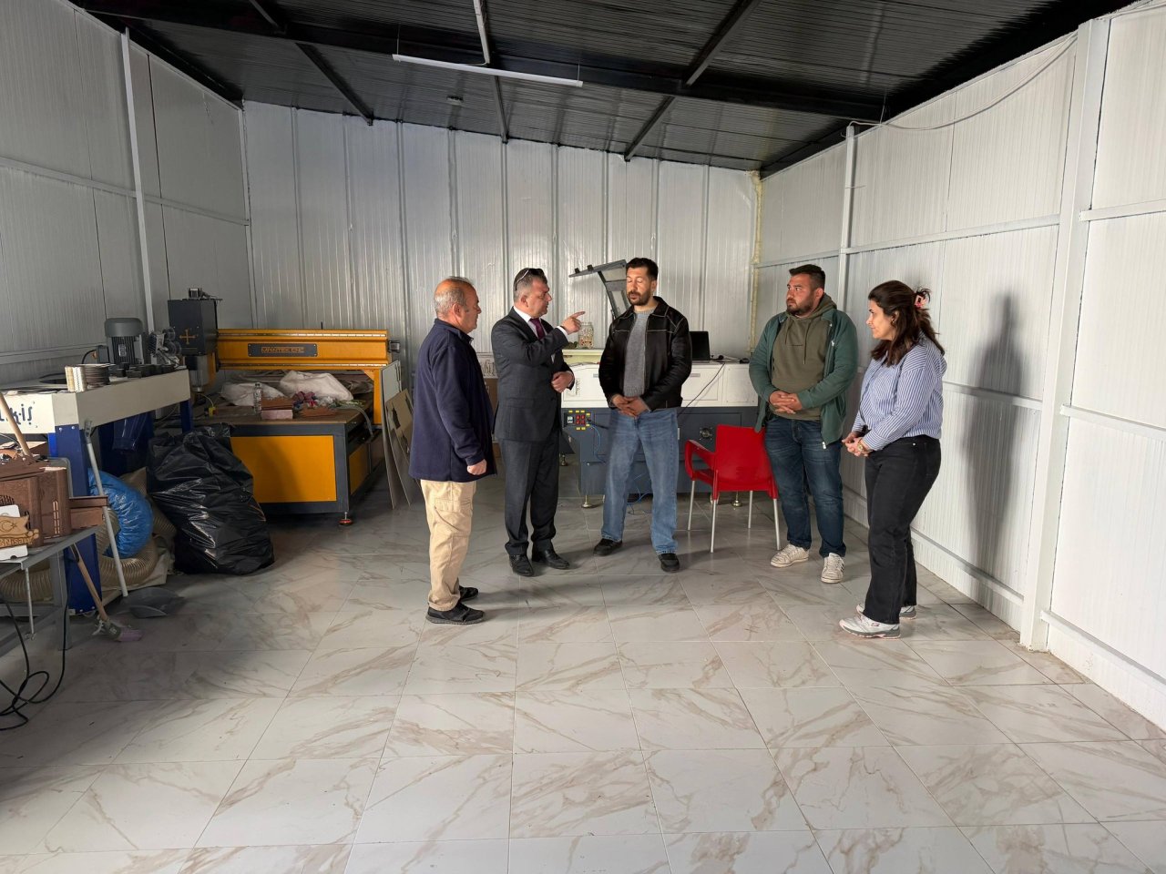 Emirdağ’da Yeni Atölyeler Yolda: Başkan Koyuncu İncelemelerde Bulundu