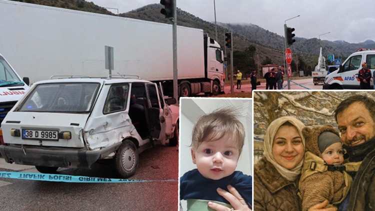 10 Aylık Bebek Feci Kazada Hayatını Kaybetti!