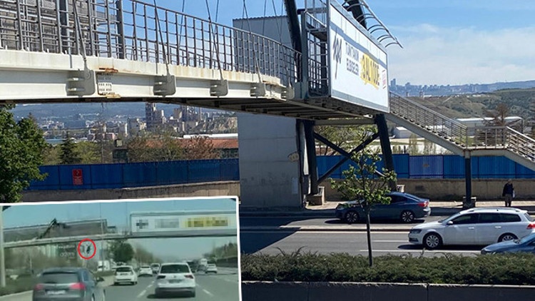 Ankara’da Üst Geçitte Feci Kaza: Afiş Asarken Düşen İşçi Otomobilin Altında Kalarak Hayatını Kaybetti