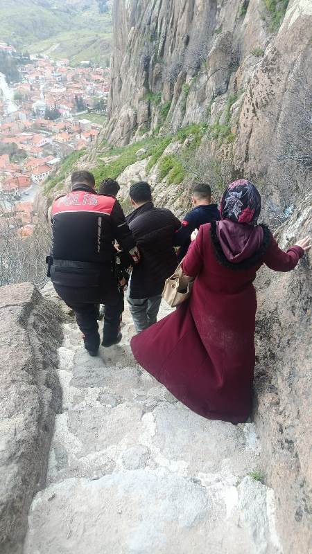 Afyon Kalesi’nde Tehlikeli Anlar!