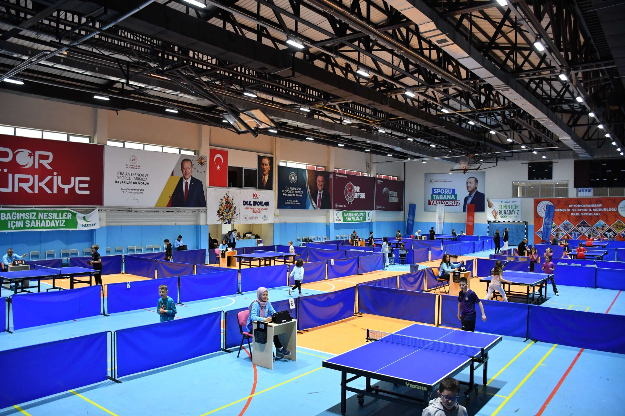 Afyon’da Masa Tenisi İl Birincileri Belli Oldu