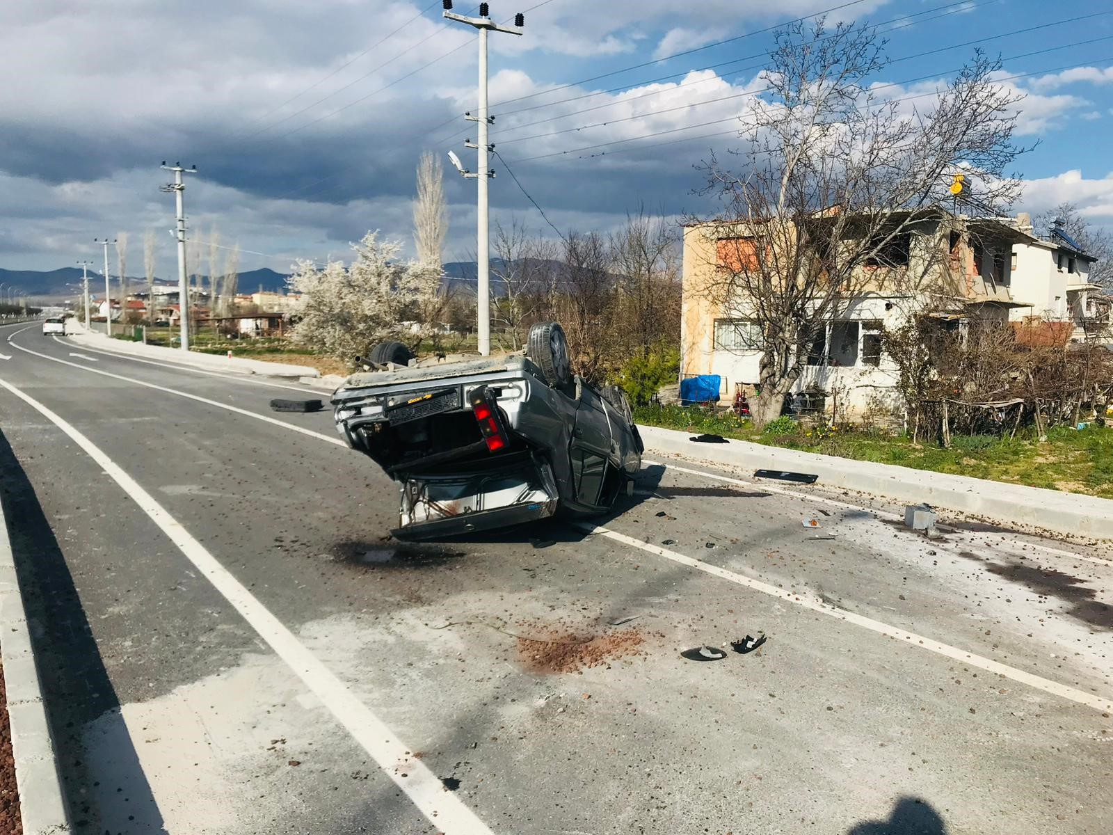 Afyonkarahisar'da Görenleri Dehşete Düşüren Kaza