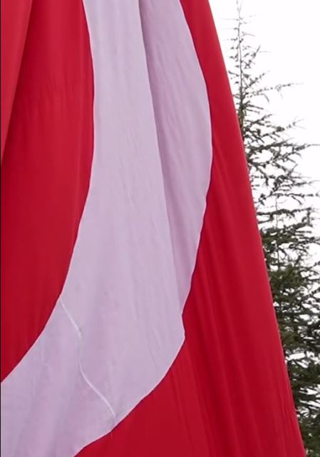 Bolvadin Semalarında Dev Türk Bayrağı Dalgalanıyor