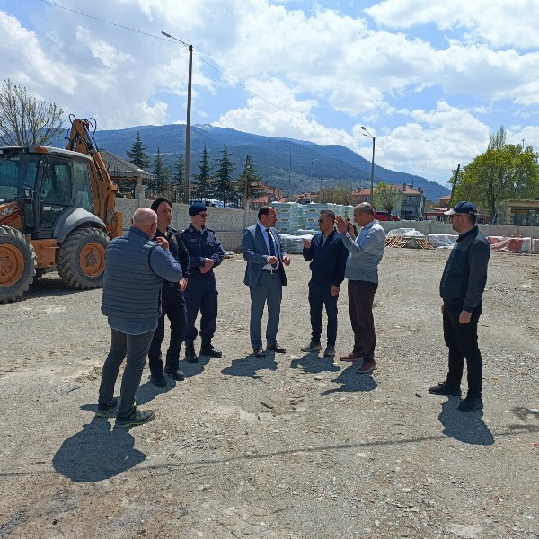 Kaymakam Türker Emniyet Binasında İncelemelerde Bulundu