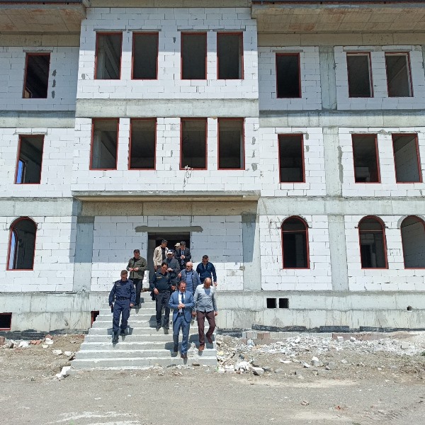 Kaymakam Türker Emniyet Binasında İncelemelerde Bulundu