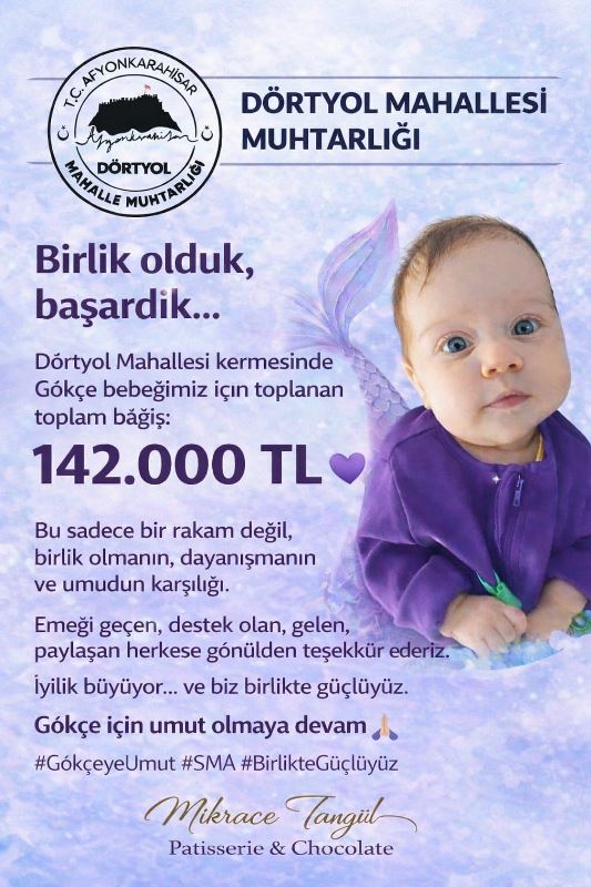 Minik Gökçe Vedia İçin Tek Yürek Oldular