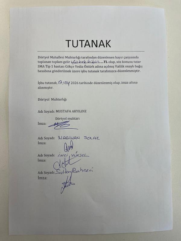 Minik Gökçe Vedia İçin Tek Yürek Oldular