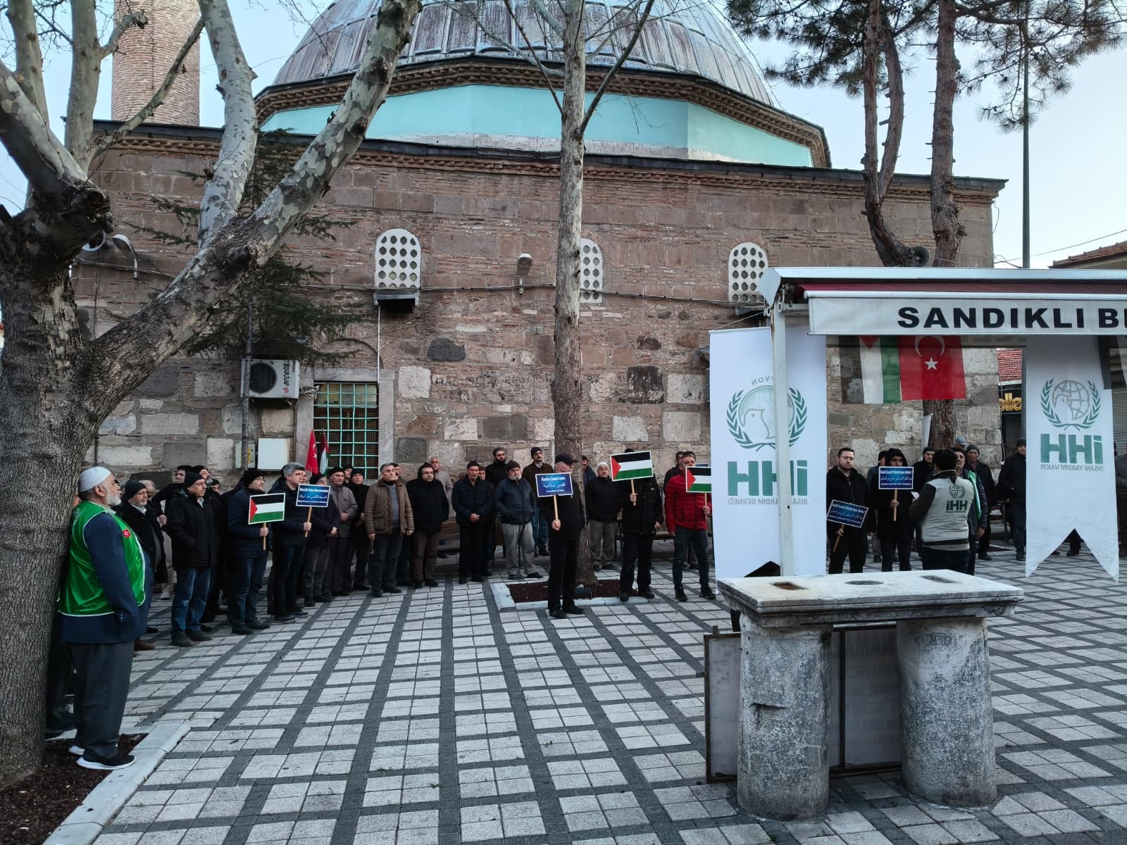 Sandıklı’da İsrail'in Filistinli Esirlere Yönelik "İdam Yasası" Protesto Edildi
