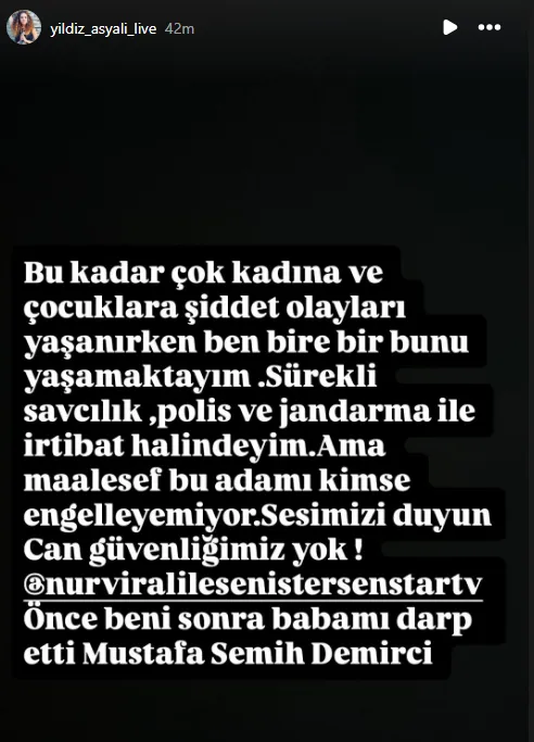 Oyuncu Yıldız Asyalı’dan Yardım Çağrısı: "Can Güvenliğimiz Yok"