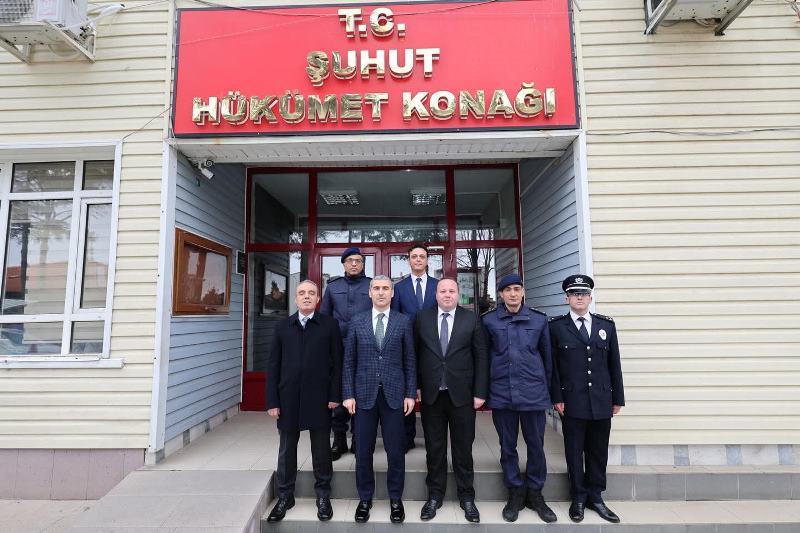 Vali Aktaş’tan Şuhut’ta Değerlendirme