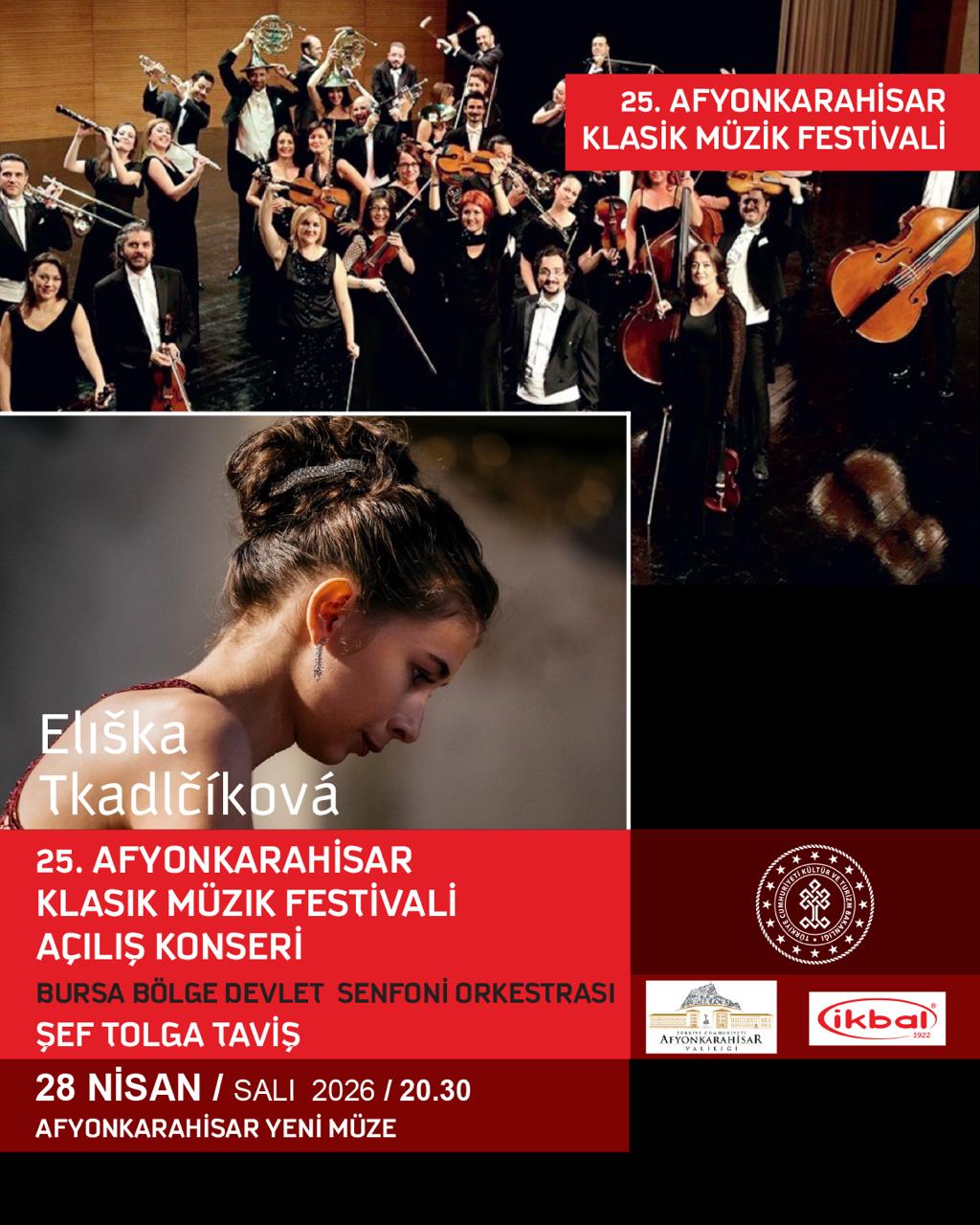 Afyonkarahisar’da Sanatın Çeyrek Asırlık Gururu: 25. Klasik Müzik Festivali Başlıyor