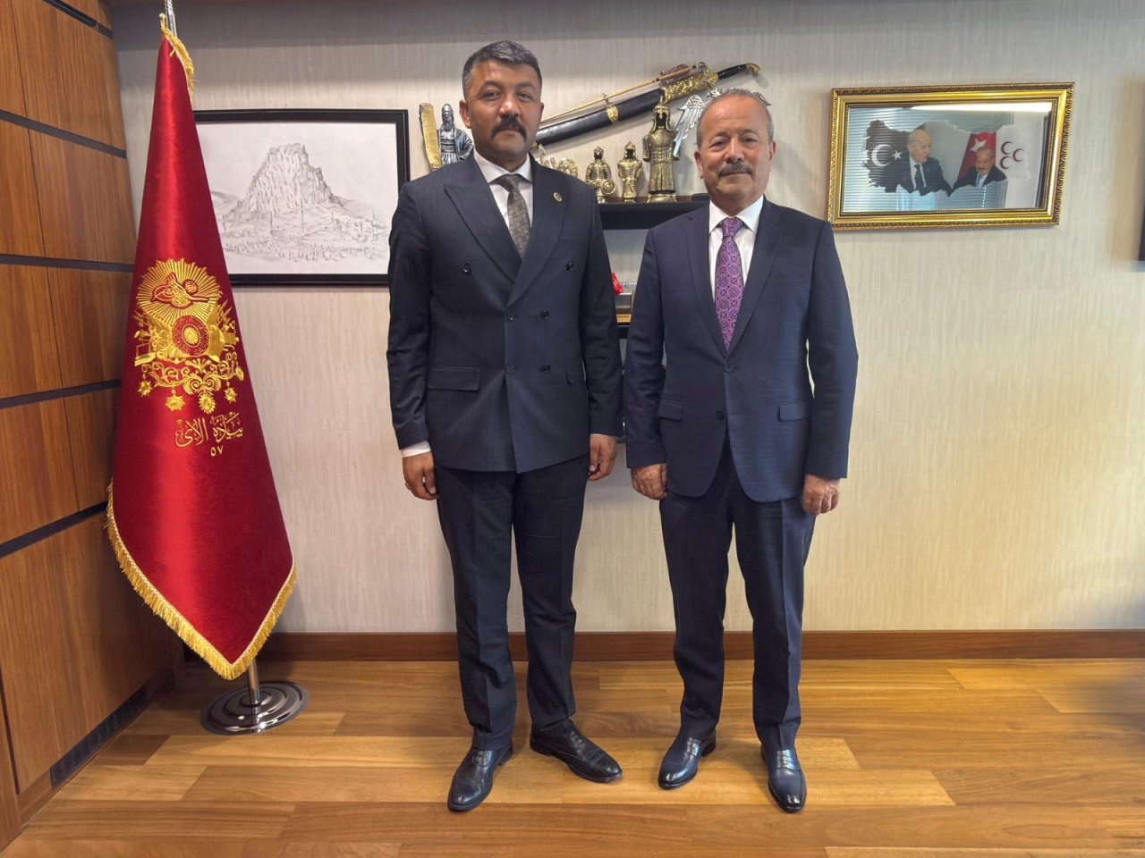 Ülkü Ocakları Başkanı Çetinkaya, Devlet Bahçeli’yi Ziyaret Etti