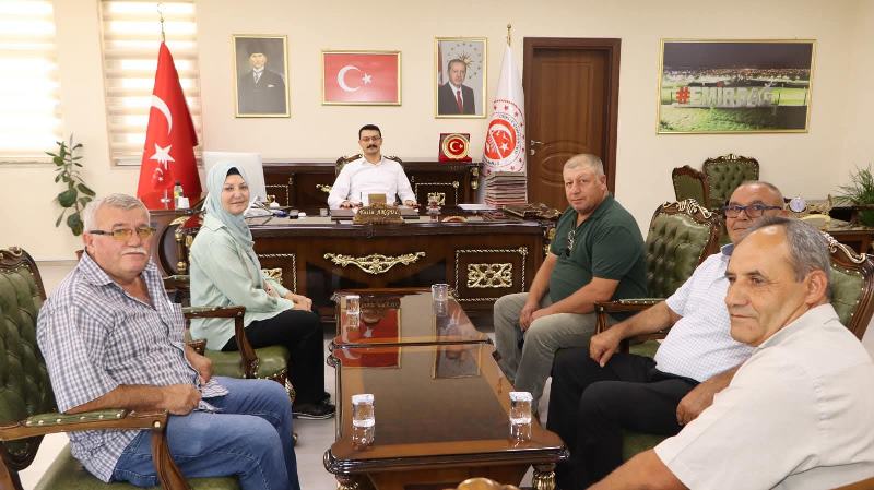 Emirdağ Muhtarlarından Kaymakam Akgül’e Destek