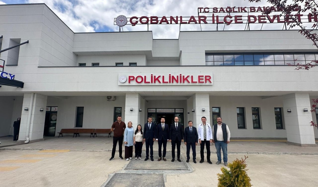 İl Sağlık Müdürü Öztürk’ten Yeni Açılan Çobanlar Devlet Hastanesi’ne Ziyaret