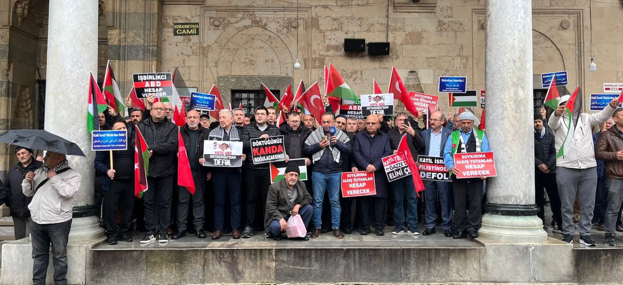 Afyonkarahisar'da "Küresel Sumud Filosu"na Yapılan Müdahaleye Tepki