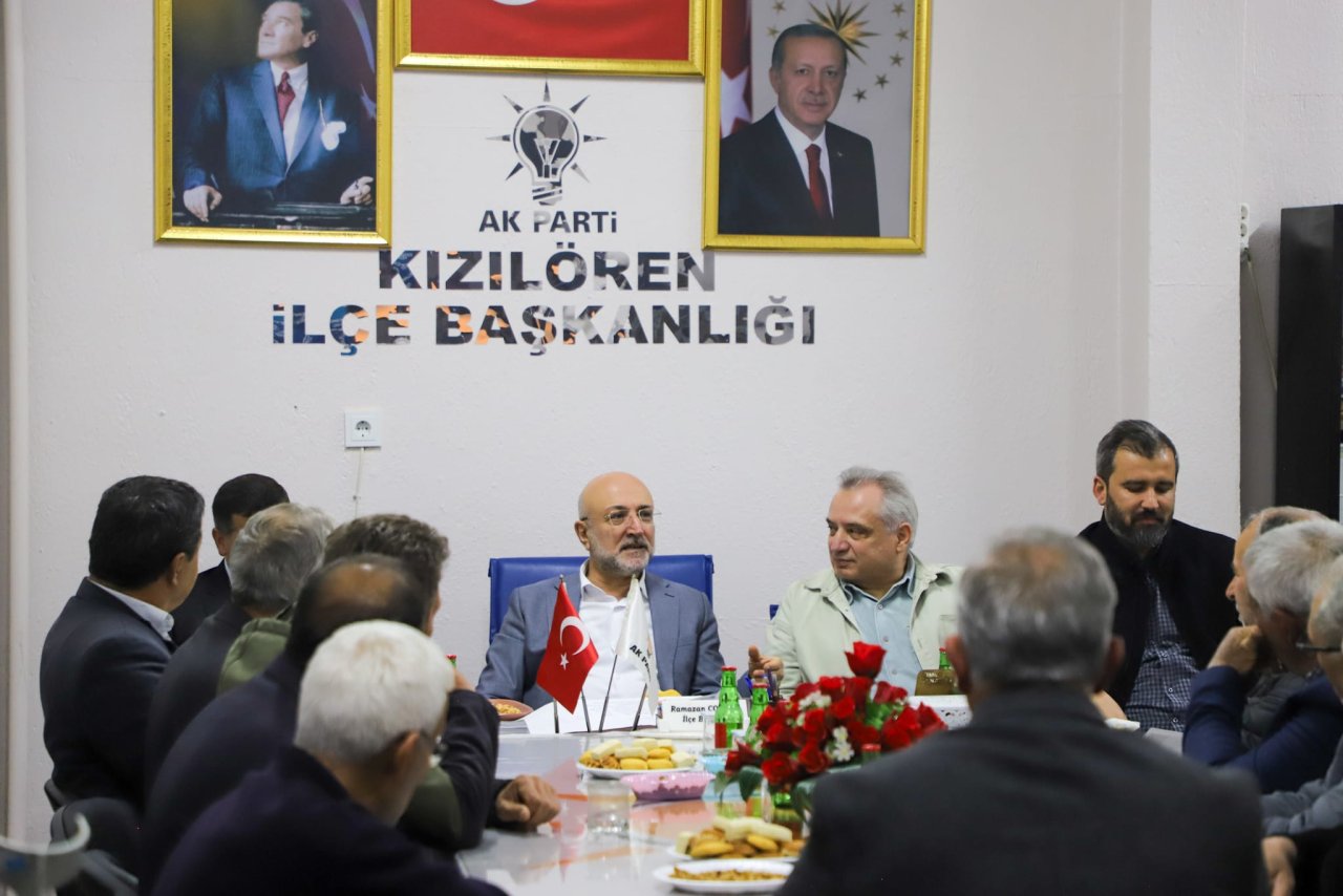 Başkan Şahin Kızılören’de Teşkilatla Buluştu