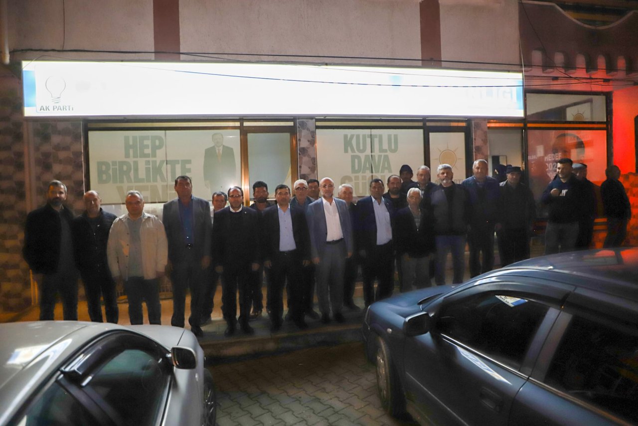 Başkan Şahin Kızılören’de Teşkilatla Buluştu