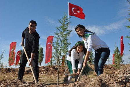 11 milyon fidan Nehir Zülal ile birlikte büyüyecek